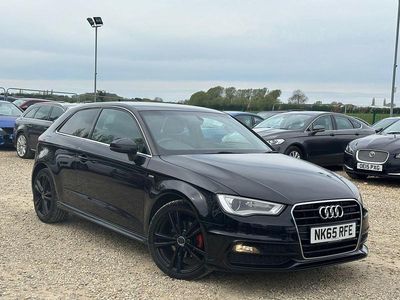 Used Audi A3 S-Line 110 HP (80 kW) 2015 Black Hatchback