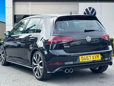 Used VW Golf VII GTD 2017 Black Hatchback