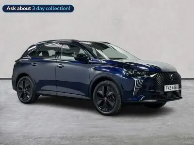 Used DS Automobiles DS7 Crossback Performance Line Plus 130 HP (95 kW) 2024 Blue SUV