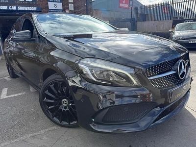 Używany Mercedes A200 AMG Line Premium 2017 Czarny Hatchback