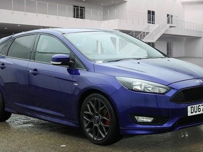Used Ford Focus ST-Line 120 HP (88 kW) 2017 Blue Hatchback