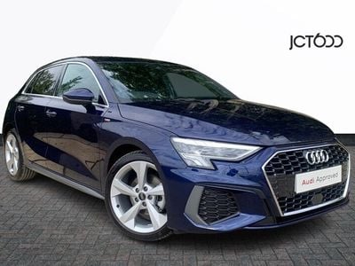 Used Audi A3 S-Line 2022 Blue Hatchback