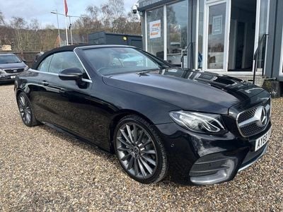 Gebraucht Mercedes E220 AMG Line Premium 2018 Schwarz Cabrio