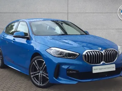 Used BMW 118 M Sport 138 HP (101 kW) 2020 Blue Hatchback