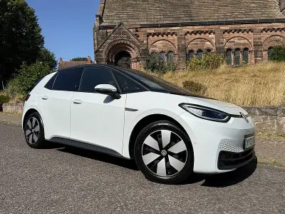 Used VW ID.3 Pro Performance 150 kW (204 HP) 2022 White Hatchback