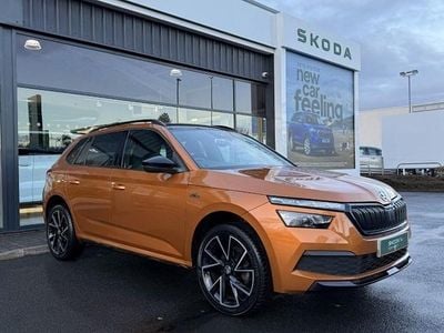 Phoenix orange metallic Used 2022 Skoda Kamiq Monte Carlo SUV | £18,795 (Fair price)
