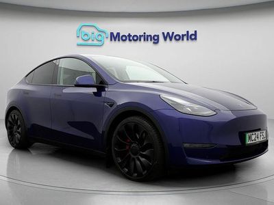 Begagnad Tesla Model Y Performance 392 kW (534 HK) 2024 Blå SUV