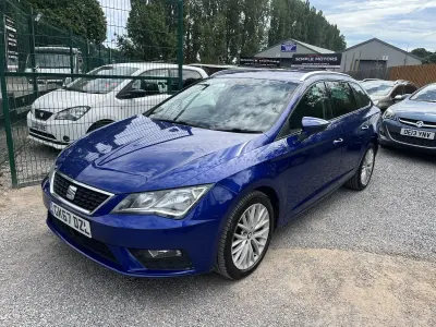 Used Seat Leon ST SE Dynamic 115 HP (84 kW) 2017 Blue Estate