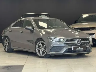 Used Mercedes CLA200 AMG line 163 HP (119 kW) 2019 Grey Coupe