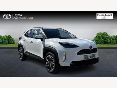 Used Toyota Yaris Hybrid 2023 White Hatchback