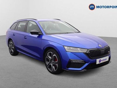 Used Skoda Octavia vRS 2022 Blue Estate