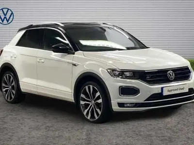 Used VW T-Roc R-line 150 HP (110 kW) 2018 White SUV