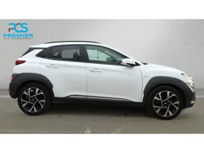 Used Hyundai Kona Premium 2023 Atlas white SUV