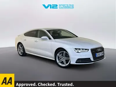 Used Audi A7 Black Edition 2017 White Hatchback