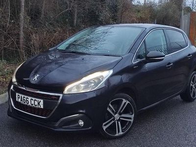 Blue Used 2017 Peugeot 208 GT-line Hatchback | £5,800 (Fair price)