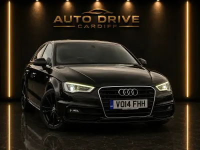 Used Audi A3 S-Line 2014 Black Hatchback