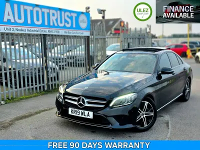 Used Mercedes C220 Premium Plus 194 HP (142 kW) 2019 Black Sedan