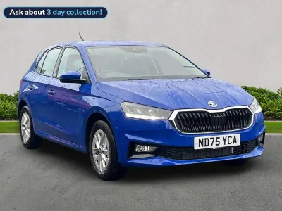 Used Skoda Fabia SE 116 HP (85 kW) 2025 Blue Hatchback