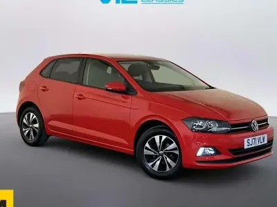 Used VW Polo Match 95 HP (69 kW) 2021 Red Hatchback