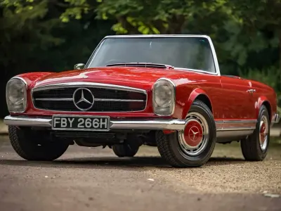 Used Mercedes SL280 1969 Red Cabriolet