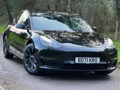 Used Tesla Model 3 Long Range AWD 77 kW (106 HP) 2021 Black Sedan