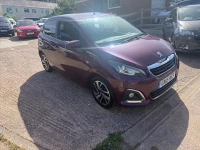 Used Peugeot 108 Allure 82 HP (60 kW) 2015 Mauve/purple Hatchback