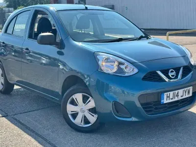 Used Nissan Micra Visia 80 HP (58 kW) 2014 Blue Hatchback