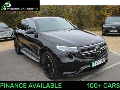 Obsidian black metallic Used 2022 Mercedes EQC400 AMG line SUV | £28,995 (Fair price)