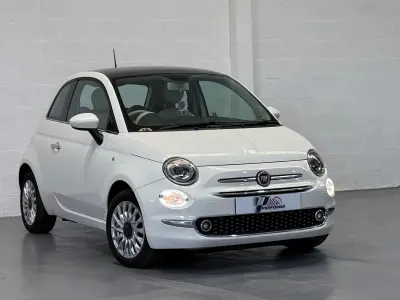 Used Fiat 500 Lounge 69 HP (50 kW) 2015 White Hatchback