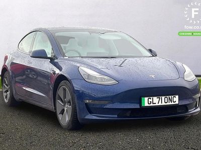 Blue Used 2022 Tesla Model 3 Long Range AWD Sedan | £20,399 (Fair price)