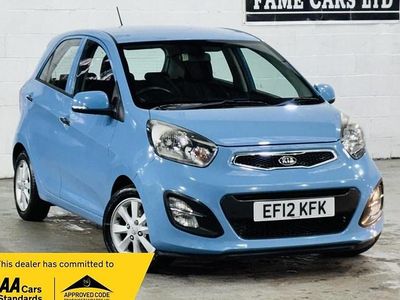 Used Kia Picanto 84 HP (61 kW) 2012 Blue Hatchback