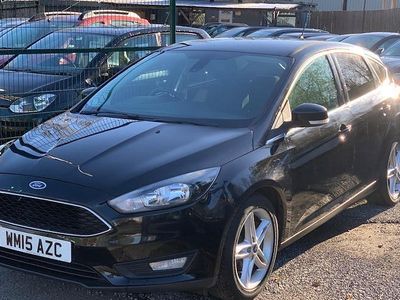Black Used 2015 Ford Focus Zetec Hatchback | £4,395 (Fair price)