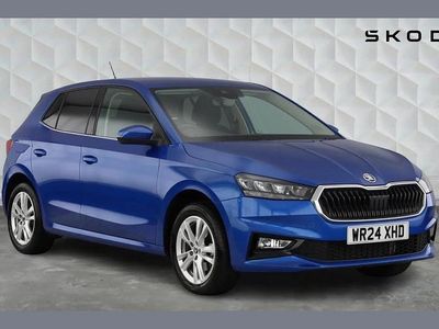 Used Skoda Fabia SE L 113 HP (83 kW) 2024 Race blue metallic Hatchback