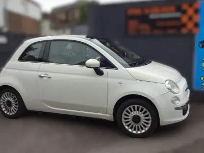 Used Fiat 500 Lounge 69 HP (50 kW) 2012 White Hatchback