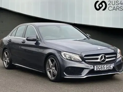 Used Mercedes C200 AMG line 136 HP (100 kW) 2015 Grey Sedan