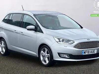Begagnad Ford Grand C-Max Titanium X 125 HK (91 kW) 2018 Silver Minibuss
