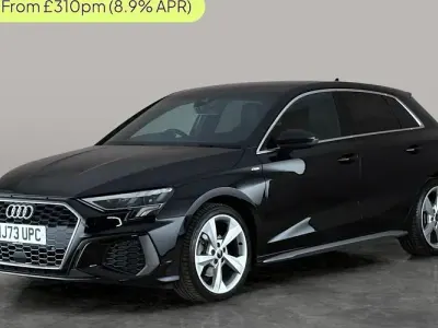 Used Audi A3 Sportback S-Line 150 HP (110 kW) 2023 Black Hatchback