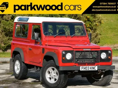 Used Land Rover Defender 2003 Red Estate