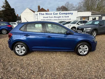 Używany VW Polo SE 65 KM (47 kW) 2018 Niebieski Hatchback
