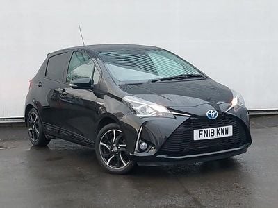 Black Used 2018 Toyota Yaris Hybrid Design Hatchback | £13,498 (Fair price)