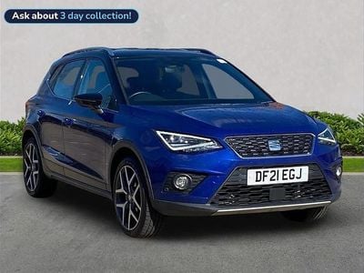 Used Seat Arona XCELLENCE Lux 108 HP (79 kW) 2021 Blue SUV