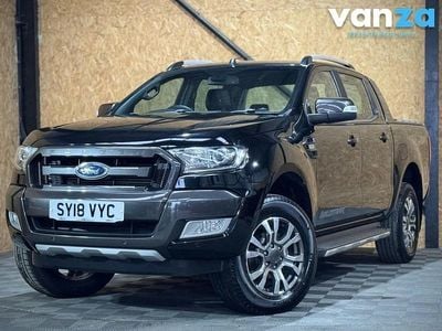 Black Used 2018 Ford Ranger Wildtrack Pickup | £15,995 (Good price)