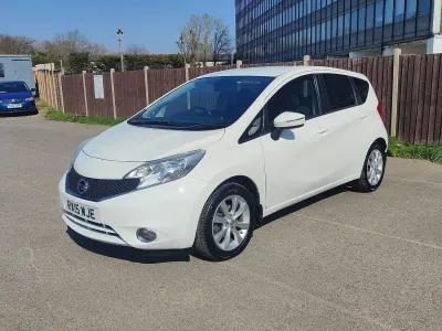 Used Nissan Note Acenta Premium 98 HP (72 kW) 2015 White Hatchback