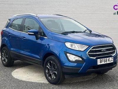 Used Ford Ecosport Zetec 125 HP (91 kW) 2018 Blue SUV