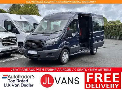 Begagnad Ford Transit 170 HK (125 kW) 2017 Blå Kombi
