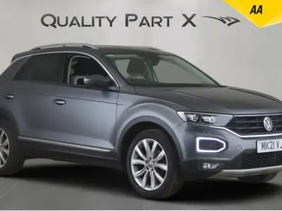 Usado VW T-Roc SEL 150 HP (110 kW) 2021 Cinzento SUV