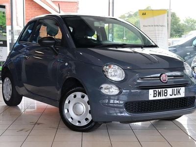 Grey Used 2018 Fiat 500 Pop Hatchback | £7,000 (Fair price)