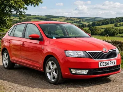 Used Skoda Rapid Elegance 2014 Red Hatchback