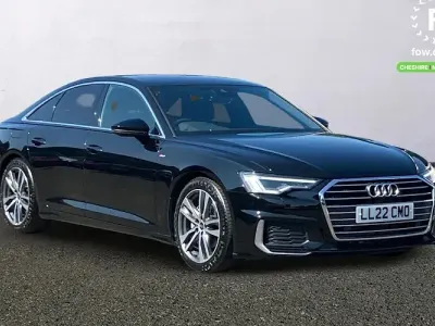 Used Audi A6 S-Line 204 HP (150 kW) 2021 Black Sedan