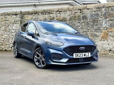 Used Ford Fiesta ST-Line 100 HP (73 kW) 2023 Blue Hatchback
